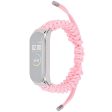 Xiaomi Mi Smart Band 6   5 nylon braid watch strap - Pink Sale