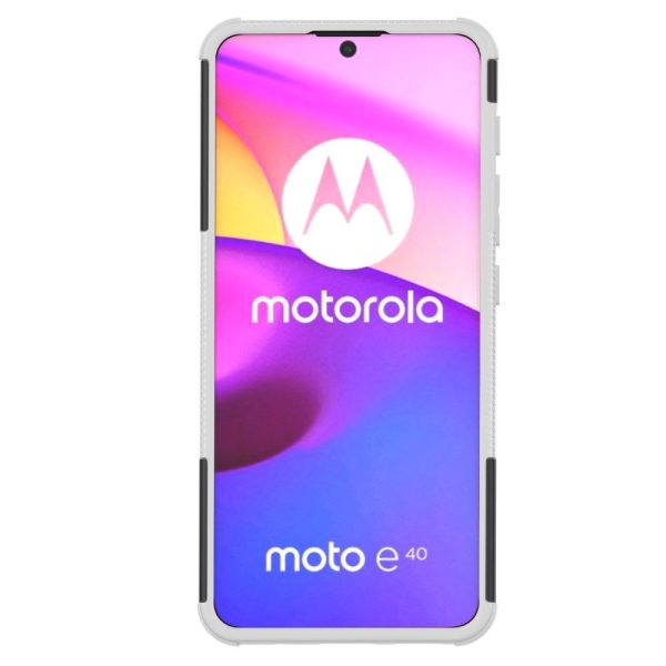 Offroad case - Motorola Moto E40 - White on Sale