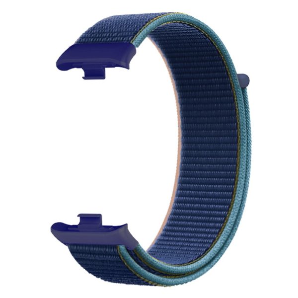 Xiaomi Smart Band 8 Pro   Redmi Watch 4 Nylon Loop Watch Band Breathable Sport Strap - Dark Navy Blue For Cheap