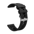 20mm Universal dual color silicone watch strap - Black   Coal Black For Discount