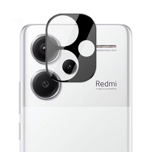 IMAK Xiaomi Redmi Note 13 Pro Plus glass camera protector with acrylic lens cap - Black Edition on Sale