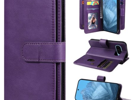 10-slot Google Pixel 9   Google Pixel 9 Pro wallet case - Purple Online