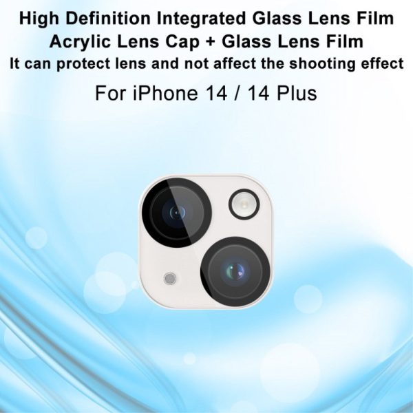 IMAK glass camera protector with acrylic lens cap for iPhone 14 Sale