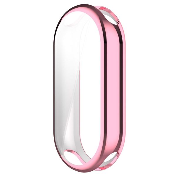 Xiaomi Smart Band 8   Mi Band 9   9 NFC Electroplating Full Protection Cover Flexible Watch Frame Case - Pink Fashion