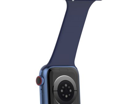 Apple Watch Series 8 (45mm)   Watch Ultra silicone watch hanging strap - Midnight Blue Online Sale