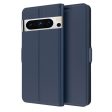 Smooth and thin premium PU leather case for Google Pixel 8 Pro - Blue Sale