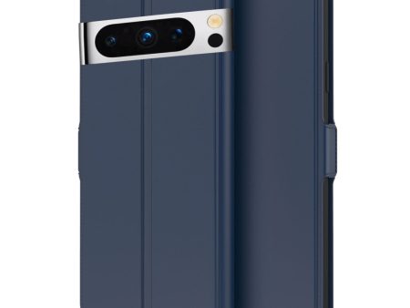 Smooth and thin premium PU leather case for Google Pixel 8 Pro - Blue Sale