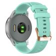 20mm Universal texture pattern silicone strap - Green Sale