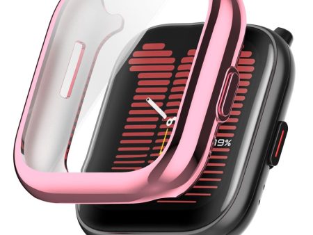 Watch Case for Huami Amazfit Active (A2211) Electroplating Frame Flexible Cover - Electroplating Pink Sale