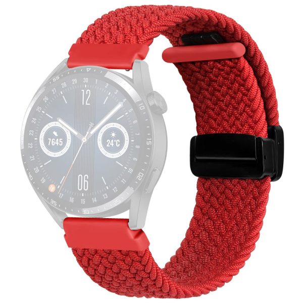 20mm Universal nylon braid strap - Red Cheap