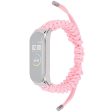 Xiaomi Mi Smart Band 6   5 nylon braid watch strap - Pink Sale