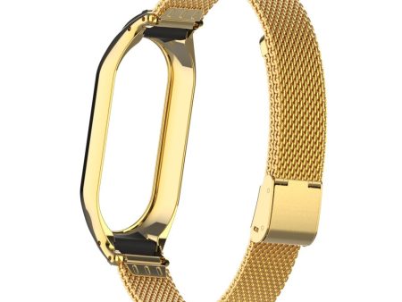 Xiaomi Smart Band 8 milanese metal strap with cover - Imitation Gold Online