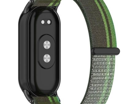 Xiaomi Smart Band 8   Smart Band 8 NFC Watch Strap Breathable Nylon Sport Strap - Blackish Green Hot on Sale