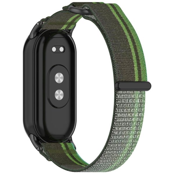 Xiaomi Smart Band 8   Smart Band 8 NFC Watch Strap Breathable Nylon Sport Strap - Blackish Green Hot on Sale