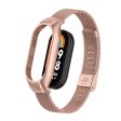 Xiaomi Smart Band 8 milanese metal strap with cover - Rose Pink Hot on Sale