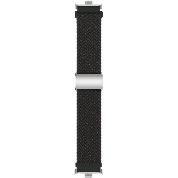 Xiaomi Smart Band 8 Pro   Redmi Watch 4 Loop Strap Magnetic Buckle Woven Watch Band - Confetti Black Online Sale