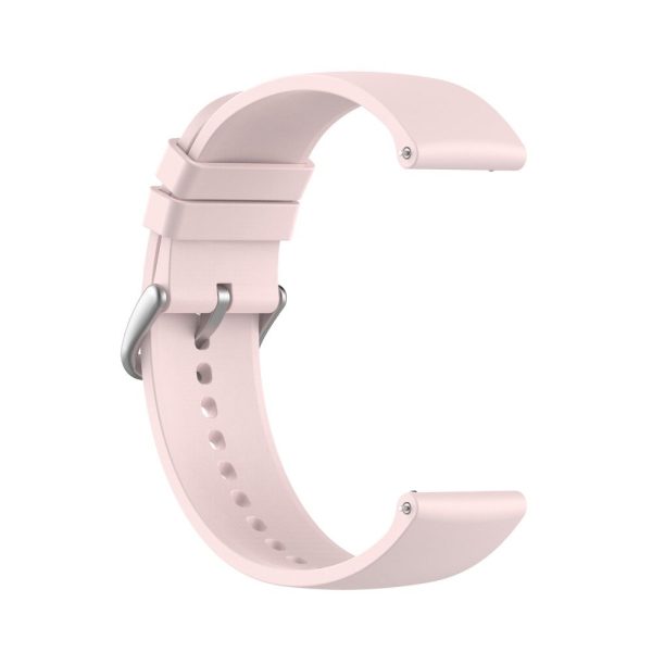 20mm Amazfit GTS 3 silicone watch strap - Pink For Sale