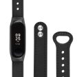 Xiaomi Smart Band 8 Genuine leather strap with black cover - Black Hot on Sale