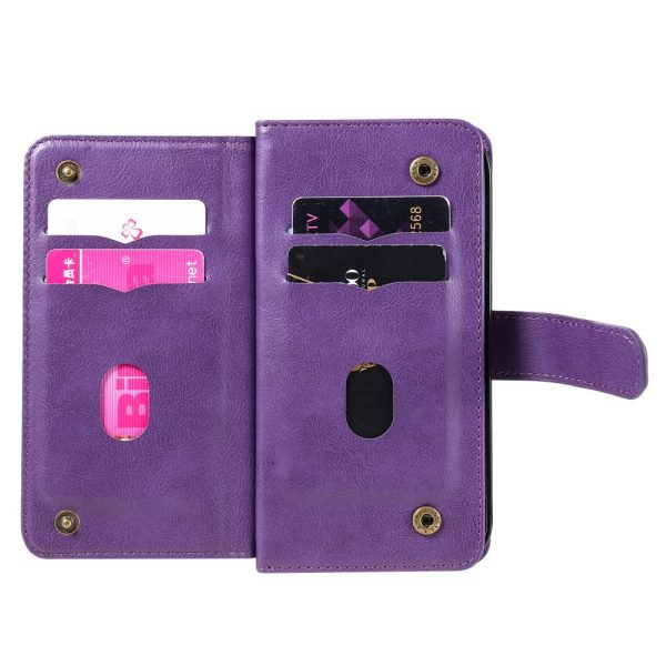 10-slot Google Pixel 9   Google Pixel 9 Pro wallet case - Purple Online