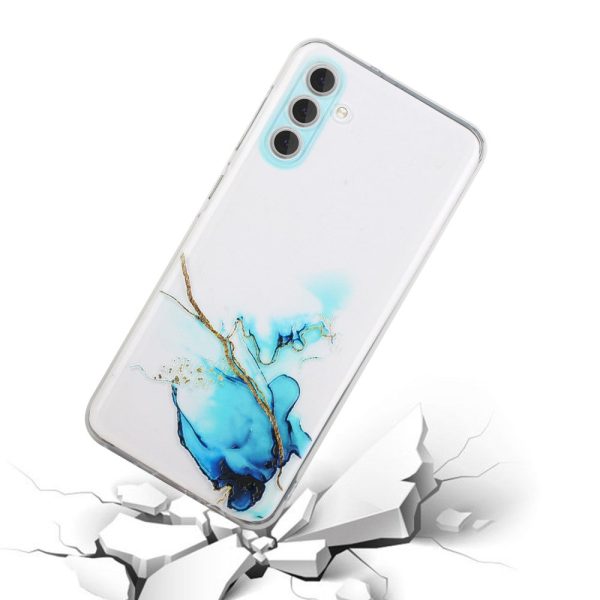 Marble design Samsung Galaxy A25 cover - Blue Hot on Sale