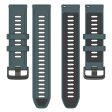 20mm Universal dual color silicone strap - Olive Green   Black Online now