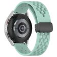 20mm silicone strap for Samsung Galaxy Watch 6   5   4 - Teal Green on Sale