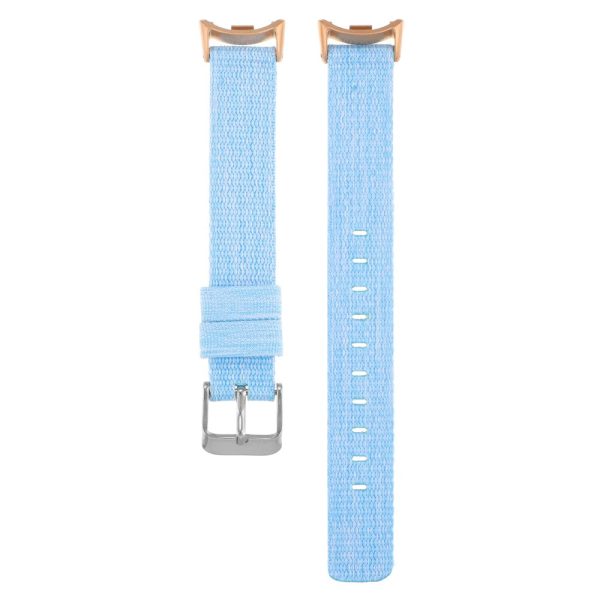 Xiaomi Smart Band 8 Nylon Watch Strap Adjustable Wrist Band Replacement - Baby Blue Supply