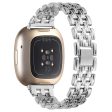 Fitbit Sense 2   Versa 4 stainless steel strap - Silver For Discount