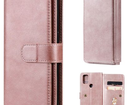 10-slot wallet case for OnePlus Nord N10 5G - Rose Gold Cheap