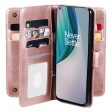 10-slot wallet case for OnePlus Nord N10 5G - Rose Gold Cheap