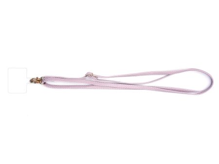 Universal crossbody leather neck strap with transparent pad - Purple on Sale