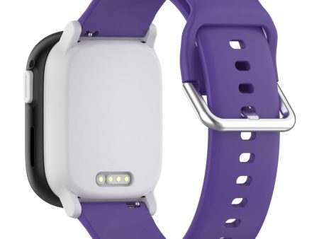 Xplora X6 Play Watch Band 20mm Silicone Sport Strap - Purple Hot on Sale