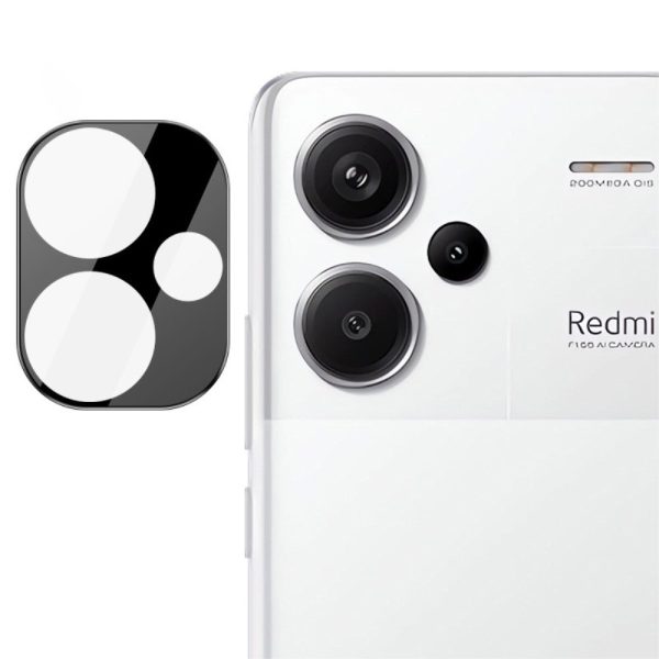 IMAK Xiaomi Redmi Note 13 Pro Plus glass camera protector with acrylic lens cap - Black Edition on Sale