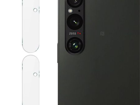 IMAK 2pcs ultra clear glass camera lens protector for Sony Xperia 1 V Hot on Sale