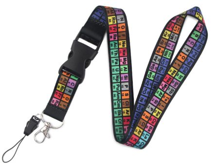 Universal cool pattern phone lanyard - Colorful Periodic Table Cheap