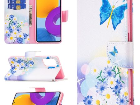 Wonderland Samsung Galaxy M52 5G 5G flip case - Butterfly and Flowers Supply