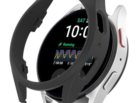 Samsung Galaxy Watch7 44mm Anti-Collision Bump Resistant Watch Case Hollow Protective Frame - Black Fashion