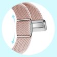 Xiaomi Smart Band 8 Pro   Redmi Watch 4 Loop Strap Magnetic Buckle Woven Watch Band - Confetti Black Online Sale