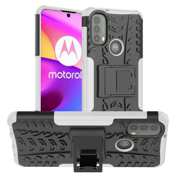 Offroad case - Motorola Moto E40 - White on Sale