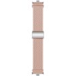 Xiaomi Smart Band 8 Pro   Redmi Watch 4 Loop Strap Magnetic Buckle Woven Watch Band - Light Pink Online Sale