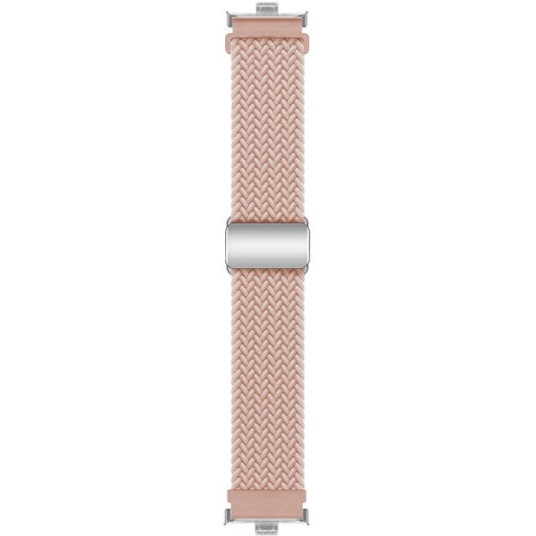 Xiaomi Smart Band 8 Pro   Redmi Watch 4 Loop Strap Magnetic Buckle Woven Watch Band - Light Pink Online Sale