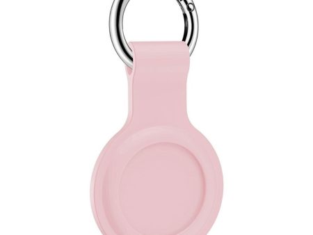 AirTags silicone case with keyring - Pink Online Sale