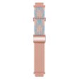 18mm Universal Smartwatch Strap Magnetic Buckle Design Woven Band - Blue+Pink+Pink   Rose Gold Buckle For Discount