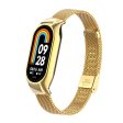 Xiaomi Smart Band 8 milanese metal strap with cover - Imitation Gold Online