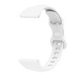 20mm Universal silicone 8 shaped buckle watch strap - White For Cheap