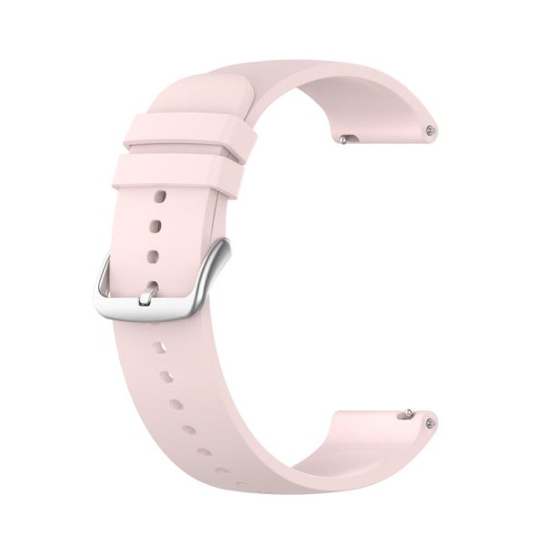 20mm Amazfit GTS 3 silicone watch strap - Pink For Sale