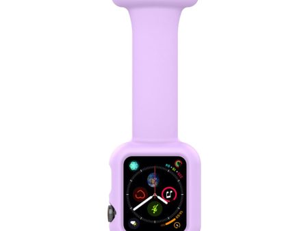 Apple Watch (45mm) silicone watch strap - Light Purple Online Sale