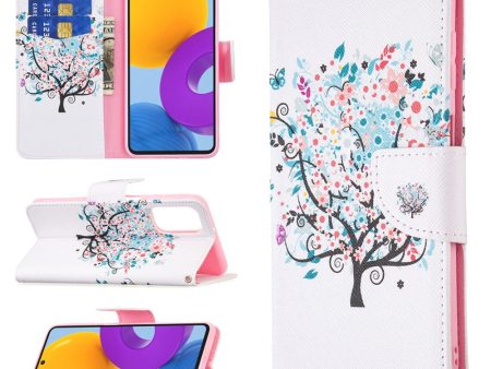 Wonderland Samsung Galaxy M52 5G flip case - Flower Tree Sale