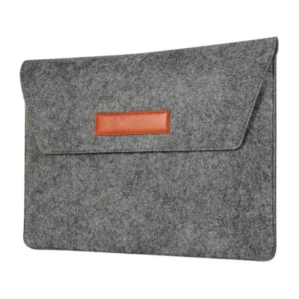 MacBook Air 13 (2018-) felt sleeve bag - Black For Discount