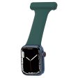 Apple Watch Series 8 (45mm)   Watch Ultra silicone watch hanging strap - Blackish Green For Sale